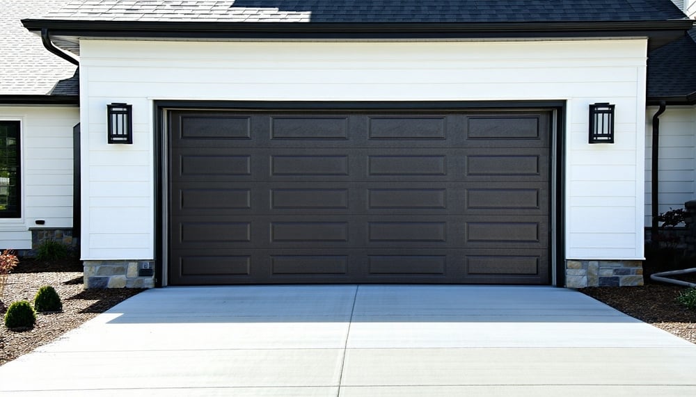 Residential garage door installation